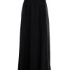 Skirts Helene Galwas | Anastasia Viscose Black Floor Length Skirt