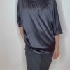 Blouses Helene Galwas | Camellia Long Sleeve Black Blouse