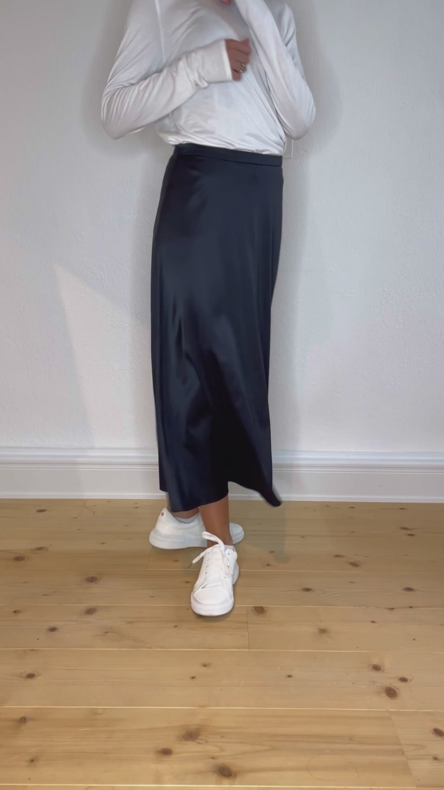 Skirts Helene Galwas | Clea Black Long Skirt