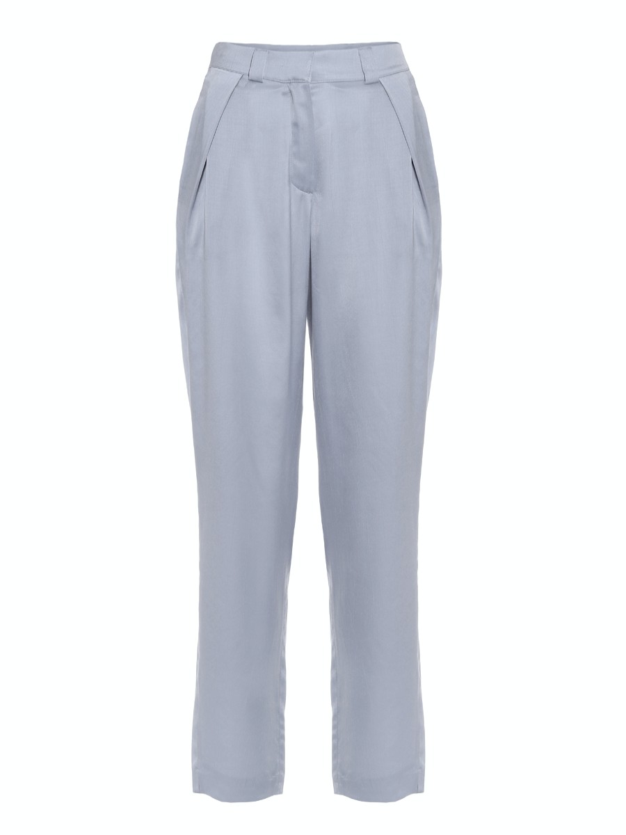 Pants Helene Galwas | Brigitte - High Waisted Cupro Trousers