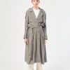 Coats Helene Galwas | Feline - Silk Trench Coat