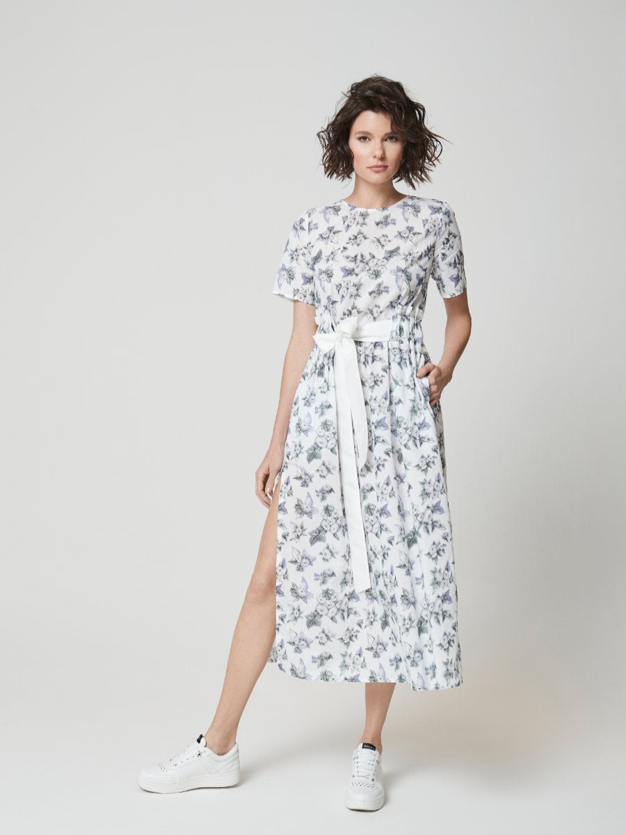 Dresses Helene Galwas | Desiree - Cotton Midi Dress