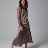 Skirts Helene Galwas | Clea Cappuccino Lange Rock