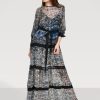 Dresses Helene Galwas | Benita Maxi Dress With Floral Print