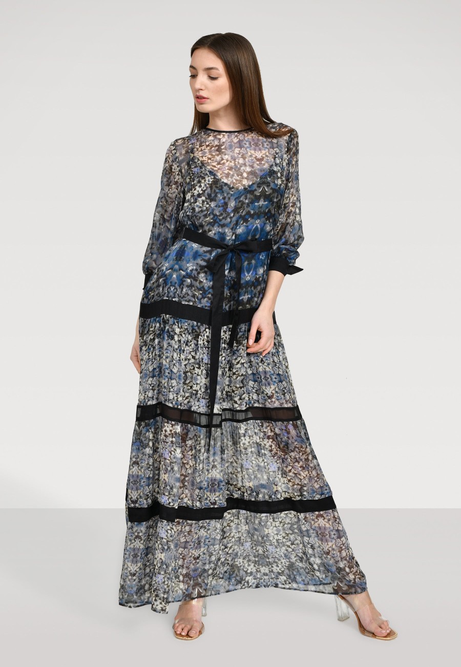 Dresses Helene Galwas | Benita Maxi Dress With Floral Print