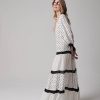 Dresses Helene Galwas | Benita Maxi Dress Made Of Premium Cotton With Polkadots