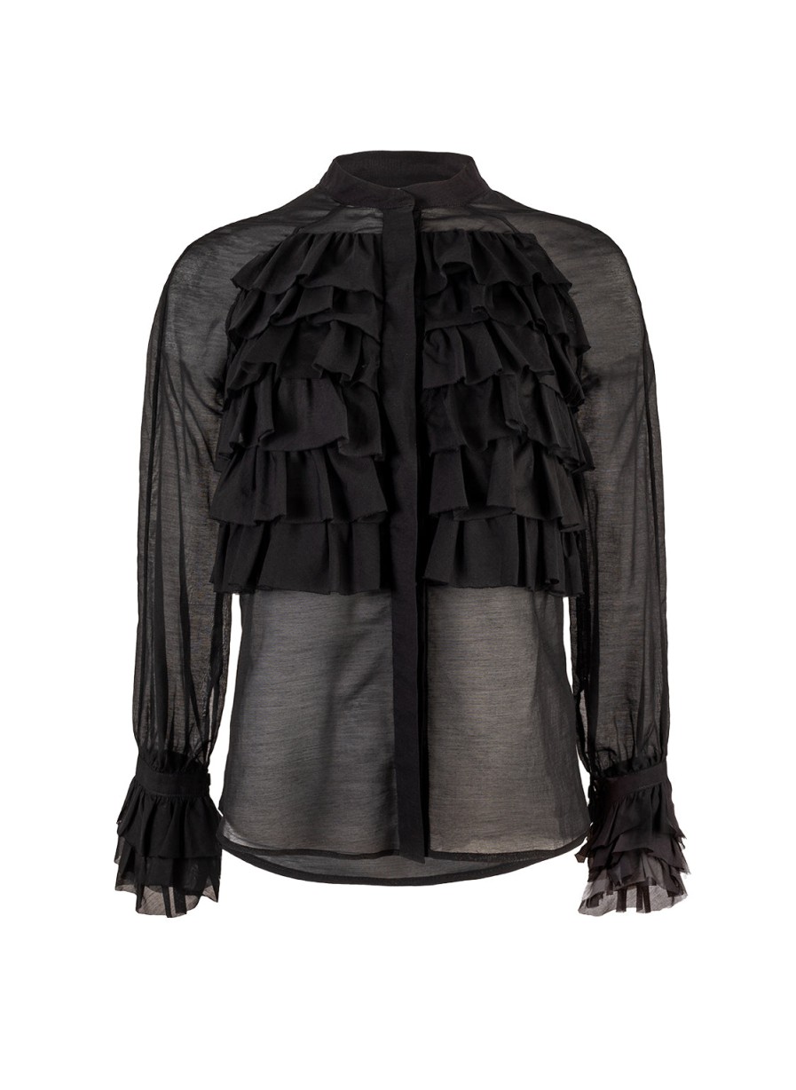 Blouses Helene Galwas | Debra - Flounces Blouse