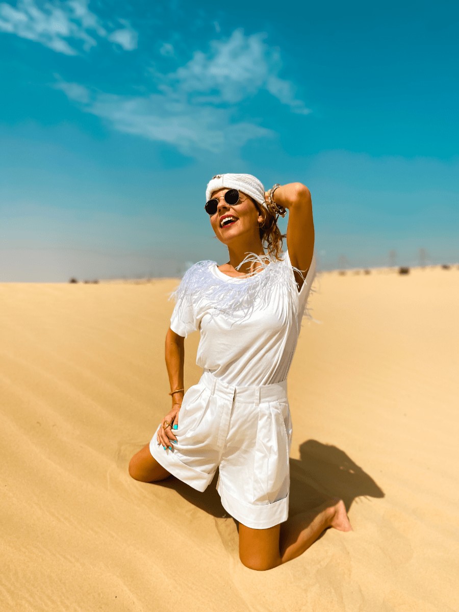 Tops Helene Galwas | Alexandra Short Sleeve White Shirt