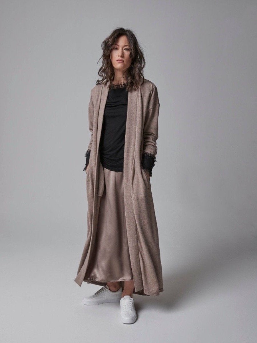 Pullover | Cardigans Helene Galwas | Chloe - Floor-Length Knitted Coat